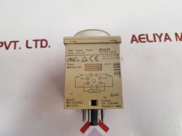 FUJI ELECTRIC MS4SC-AP SUPER TIMER 0.05S-60H