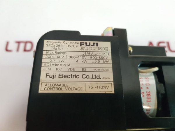 FUJI ELECTRIC SRCA 3631-05/UV MAGNETIC CONTACTOR