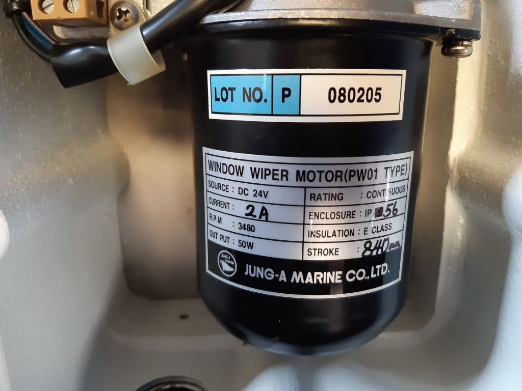 JUNGA MARINE PW01 WINDOW WIPER MOTOR 840 MM Aeliya Marine