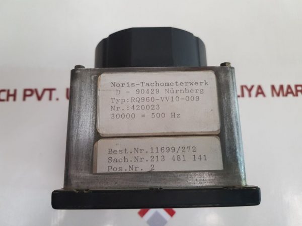 NORIS-TACHOMETERWERK RQ960-VV10-009 INDICATOR