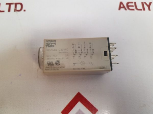 OMRON H3Y-4 TIMER 220VAC 50/60HZ