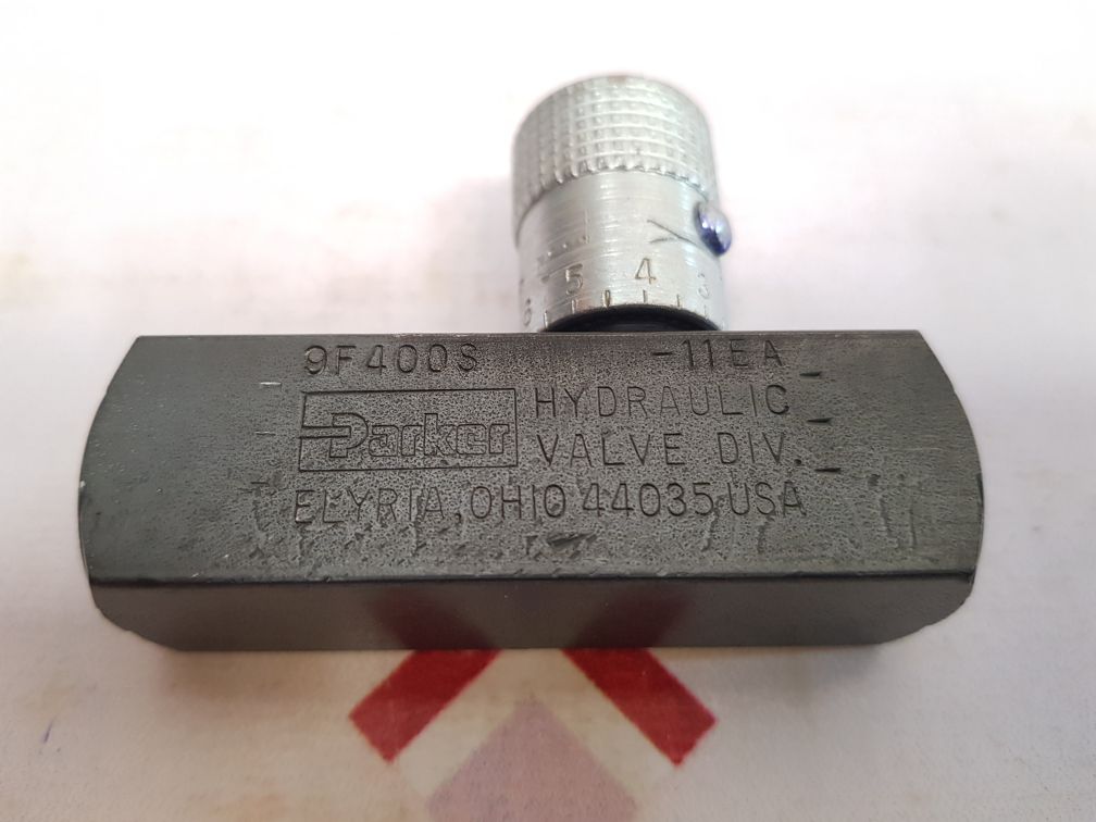 PARKER 9F400S FLOW CONTROL VALVE