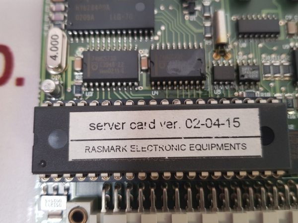 RASMARK ELECTRONIC SERVER CARD VAR 02-04-15