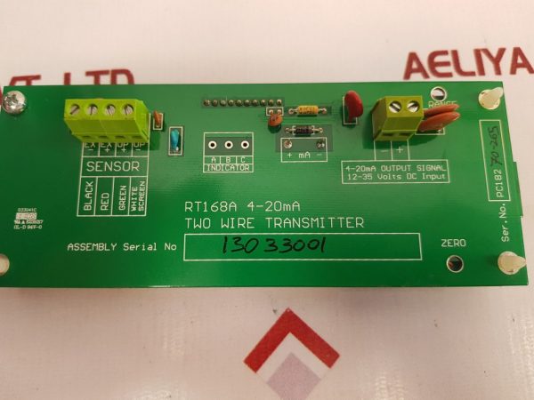 TWO WIRE TRANSMITTER RT168A 4-20MA