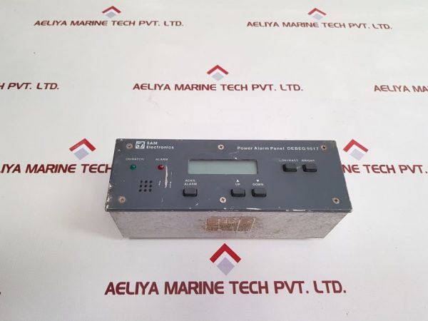 SAM ELECTRONICS DEBEG9517 POWER ALARM PANEL