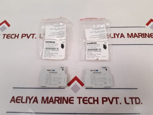 SIEMENS 3TX4010-2A AUXILIARY CONTACT BLOCK
