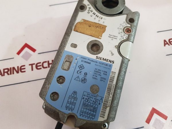 SIEMENS GEB136.1E DAMPER ACTUATOR