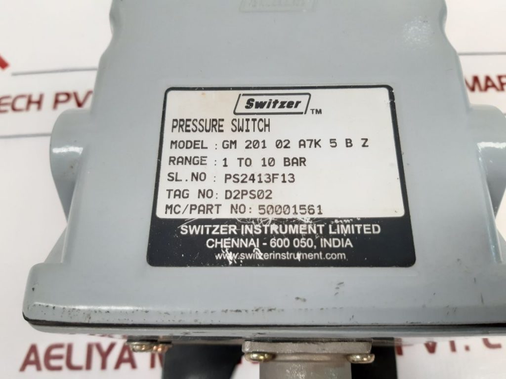 SWITZER GM 201 02 A7K 5 B Z PRESSURE SWITCH Aeliya Marine