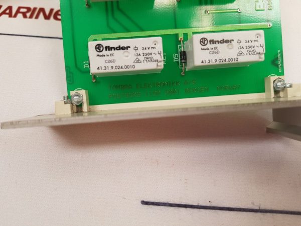 TOMBRA ELEKTRONIKK E5383 RELAY CARD
