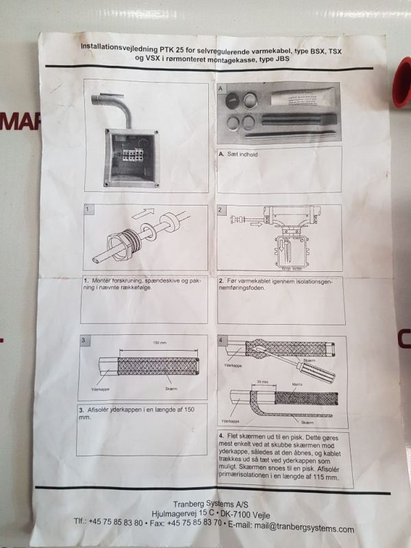 TRANBERG 1058 JUNCTION BOX 10581006