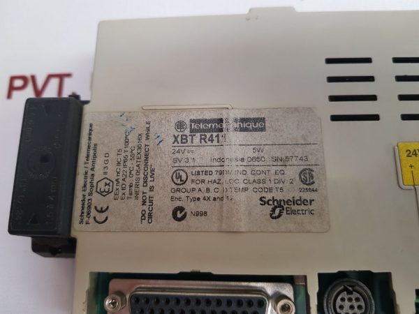TELEMECANIQUE SCHNEIDER ELECTRIC MAGELIS XBT R411 LCD HMI PANEL