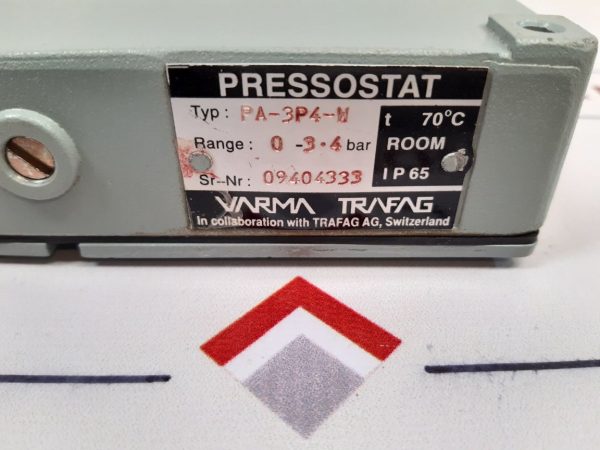 VARMA TRAFAG PA-P4-W PRESSURE SWITCH