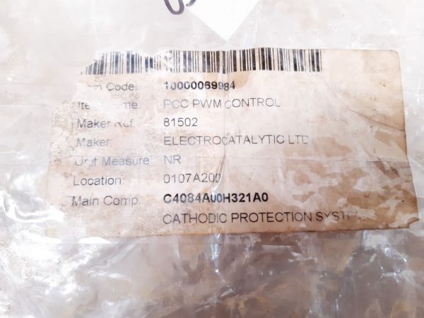 ELECTROCATALYTIC A1-81502 CONTROL PC BOARD