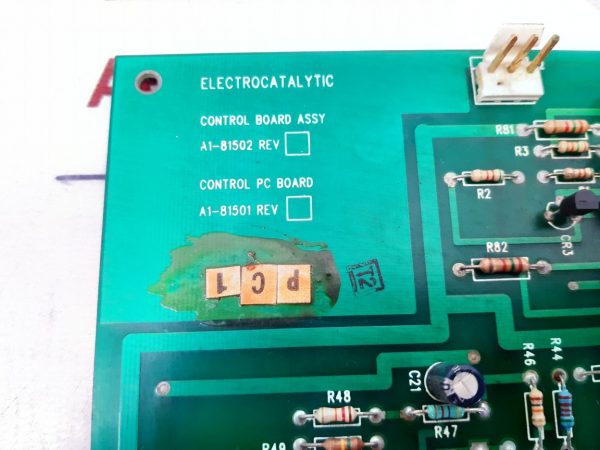 ELECTROCATALYTIC A1-81502 CONTROL PC BOARD