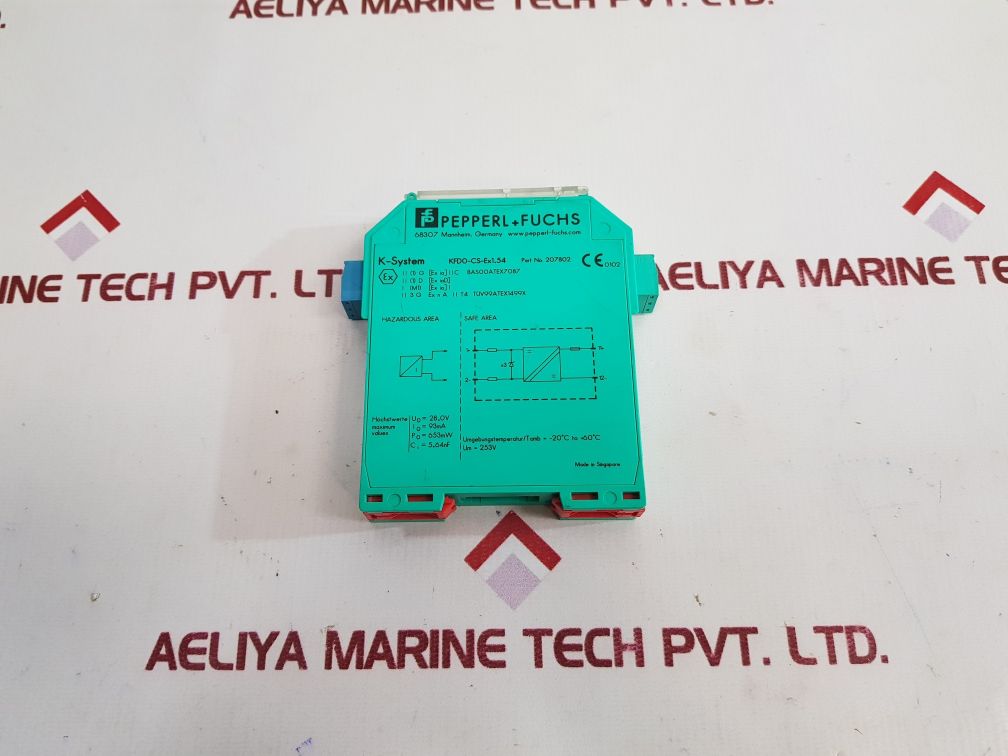 PEPPERL+FUCHS K-SYSTEM KFD0-CS-EX1.54 REPEATOR 207802