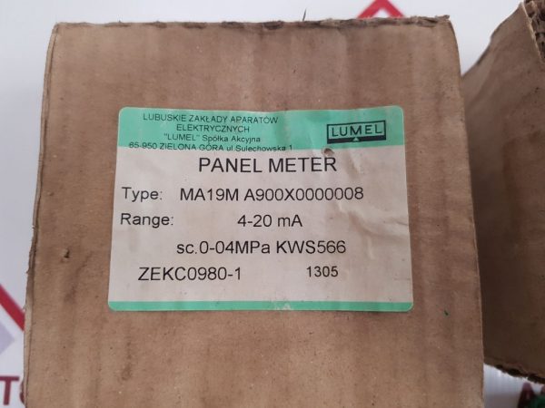 LUMEL MA19 PANEL METER 4-20 MA
