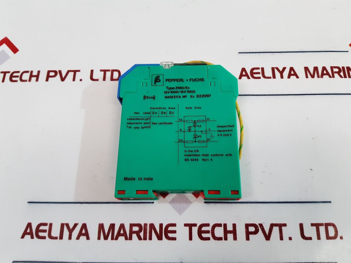 PEPPERL+FUCHS Z665/EX BARRIER RELAY MODULE