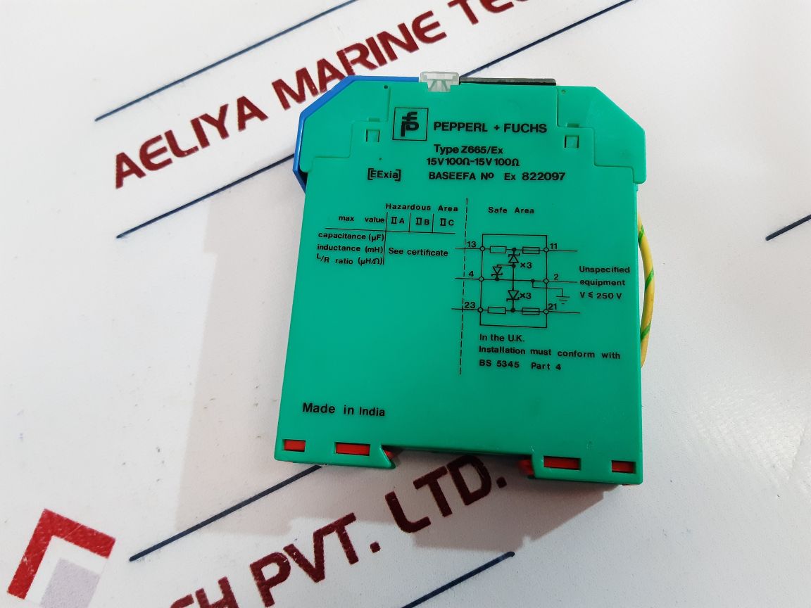 PEPPERL+FUCHS Z665/EX BARRIER RELAY MODULE