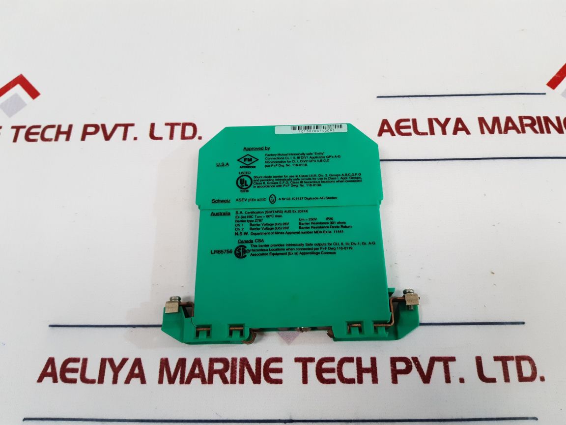 PEPPERL+FUCHS Z787 SAFE SNAP BARRIER 71816