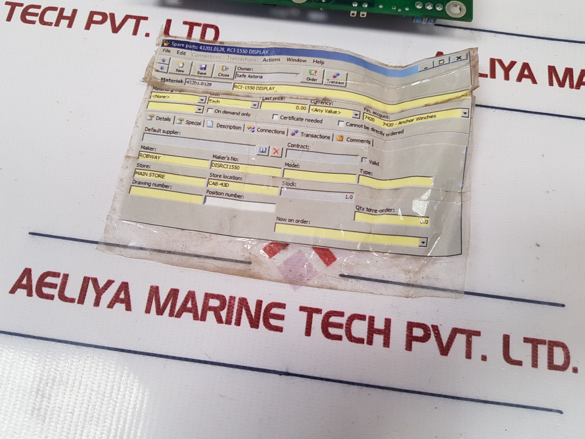 W.MON 2/1/8/7 RCI-1550