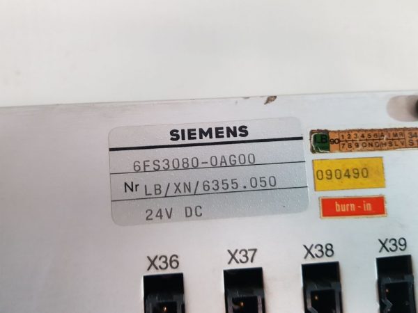 SIEMENS SIMOS IMA 32C-U CONTROL UNIT 6FS3080-0AG00