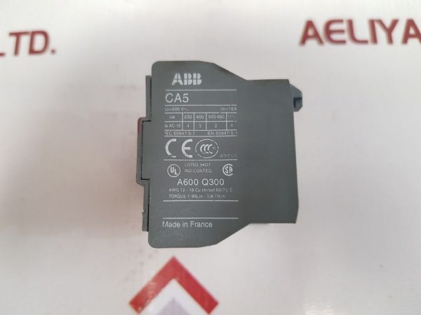 ABB CA5-22E AUXILARY CONTACT BLOCK