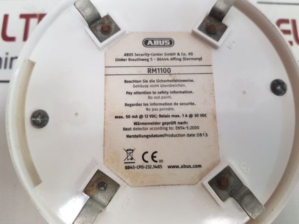ABUS RM1100 HEAT DETECTOR 0845-CPD-232.1485