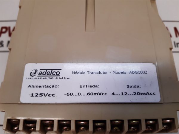 ADELCO ADGC002 TRANSDUCER MODULE