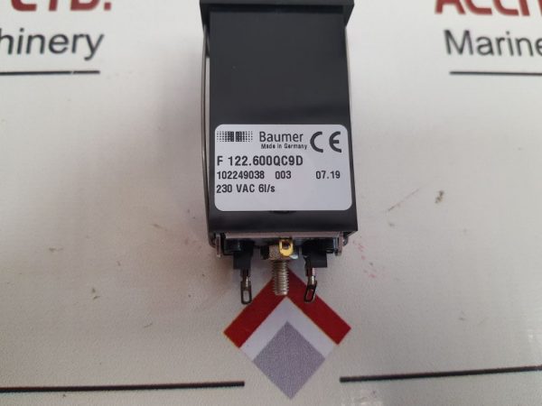 BAUMER F 122.600QC9D FLUSHING COUNT DEVICE