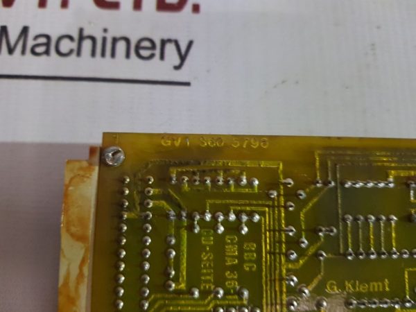 BBC CMA 36 MODULE CARD GVT 360 5797/GVT 360 5796