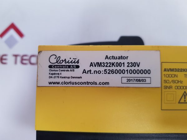 CLORIUS CONTROLS 5260001000000 ACTUATOR