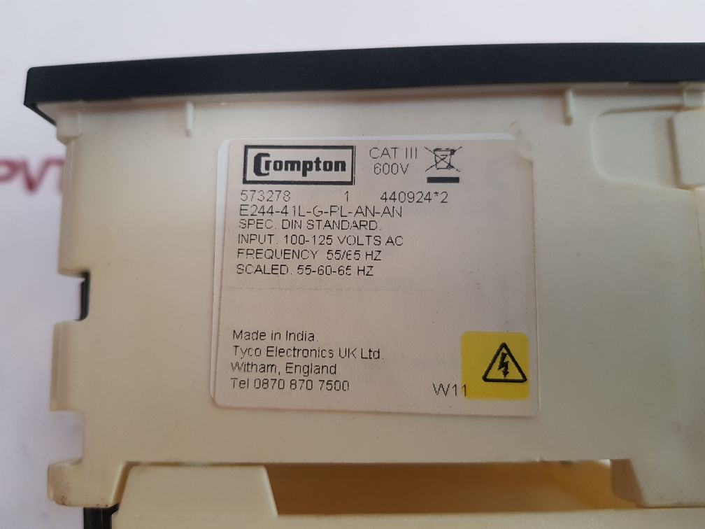 CROMPTON E244-41L-G-PL-AN-AN ANALOGUE DIN PANEL METER