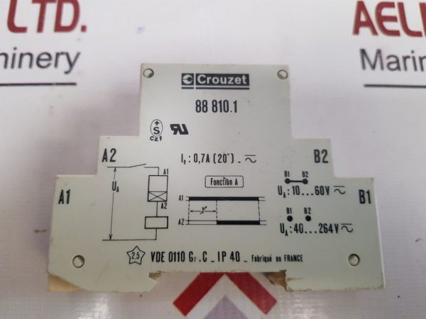 CROUZET 88 810.1 TIME RELAY S2A