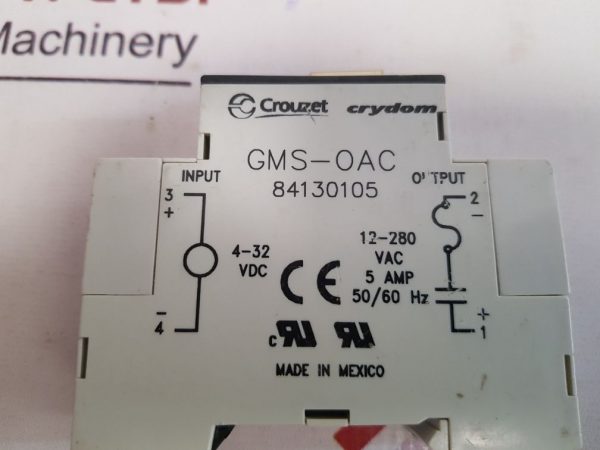 CROUZET GMS-OAC RELAY MODULE 5 AMP