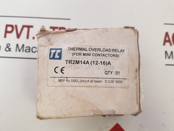 C&S TR2M THERMAL OVERLOAD RELAY TR2M14A