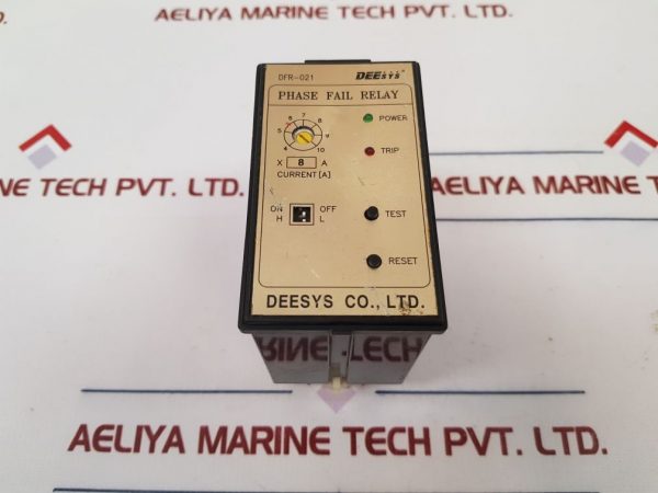 DEESYS DFR-021 PHASE FAIL RELAY