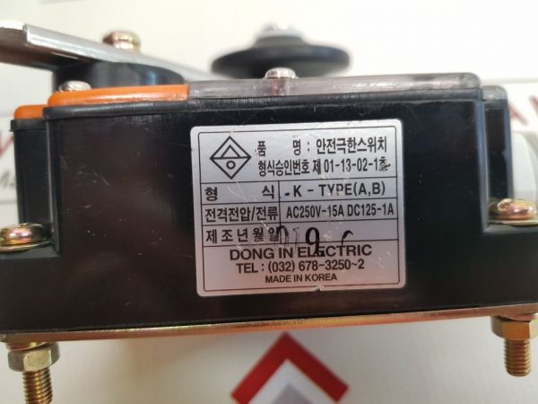 BOSUNG DONG IN ELECTRIC K-TYPE SAFETY EXTREME SWITCH