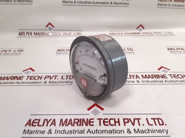 DWYER MAGNEHELIC BULLETIN A-27 DIFFERENTIAL PRESSURE GAUGE