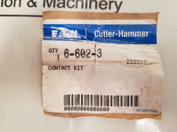 CUTLER-HAMMER/EATON 6-602-3 CONTACT KIT