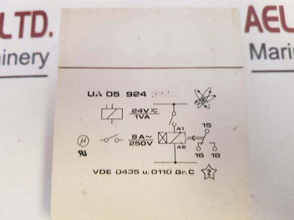ELECTROMATIC U-SYSTEM UA 05 DELAY ON OPERATE