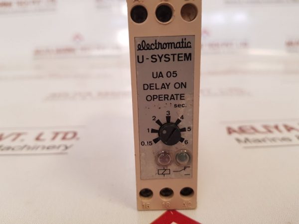 ELECTROMATIC U-SYSTEM UA 05 DELAY ON OPERATE
