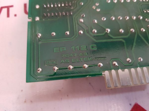ELTEK EP 112-C PCB CARD