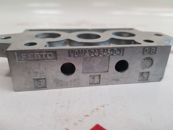 FESTO VDMA 24 345-D-1 VALVE BASE PLATE