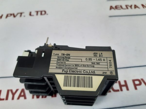 FUJI ELECTRIC TR-0N THERMAL OVERLOAD RELAY 7604