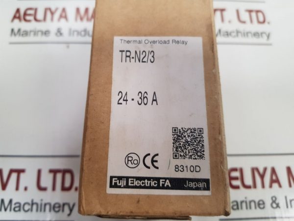 FUJI ELECTRIC TR-N2/3 THERMAL OVERLOAD RELAY TR35BD