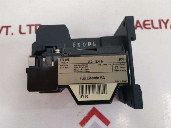 FUJI ELECTRIC TR-0N THERMAL OVERLOAD RELAY TZ1HB