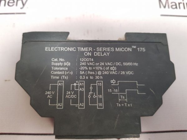 GIC 12ODT4 ELECTRONIC TIMER-SERIES MICON 175
