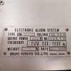 IBUKI KOGYO ENA-200D ELECTRONIC ALARM SYSTEM