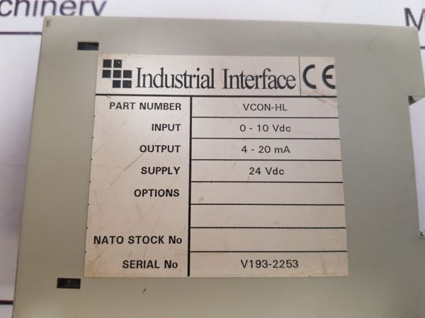 INDUSTRIAL INTERFACE VCON-HL 3-PORT ISOLATING SIGNAL CONVERTER
