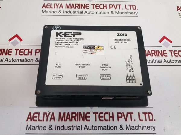 CEGELEC KEP ZOID DCGE90L OPERATOR INTERFACE PANEL